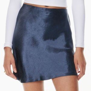 BABATON silk mini skirt